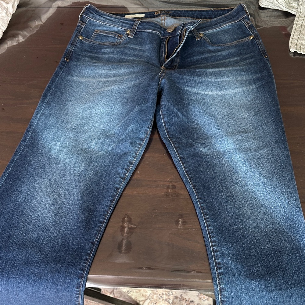 Kut from the Kloth Dark Blue Kick Flare Jeans